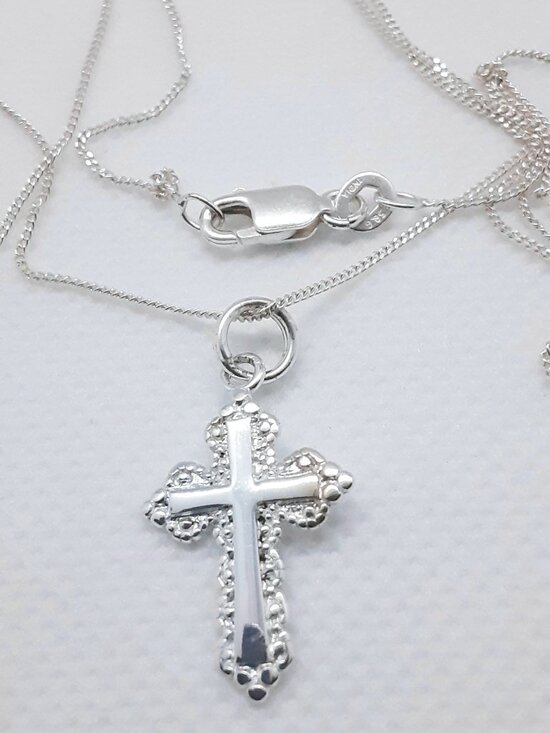 925 sterling Jewelry - NEW 925 silver cross pendant